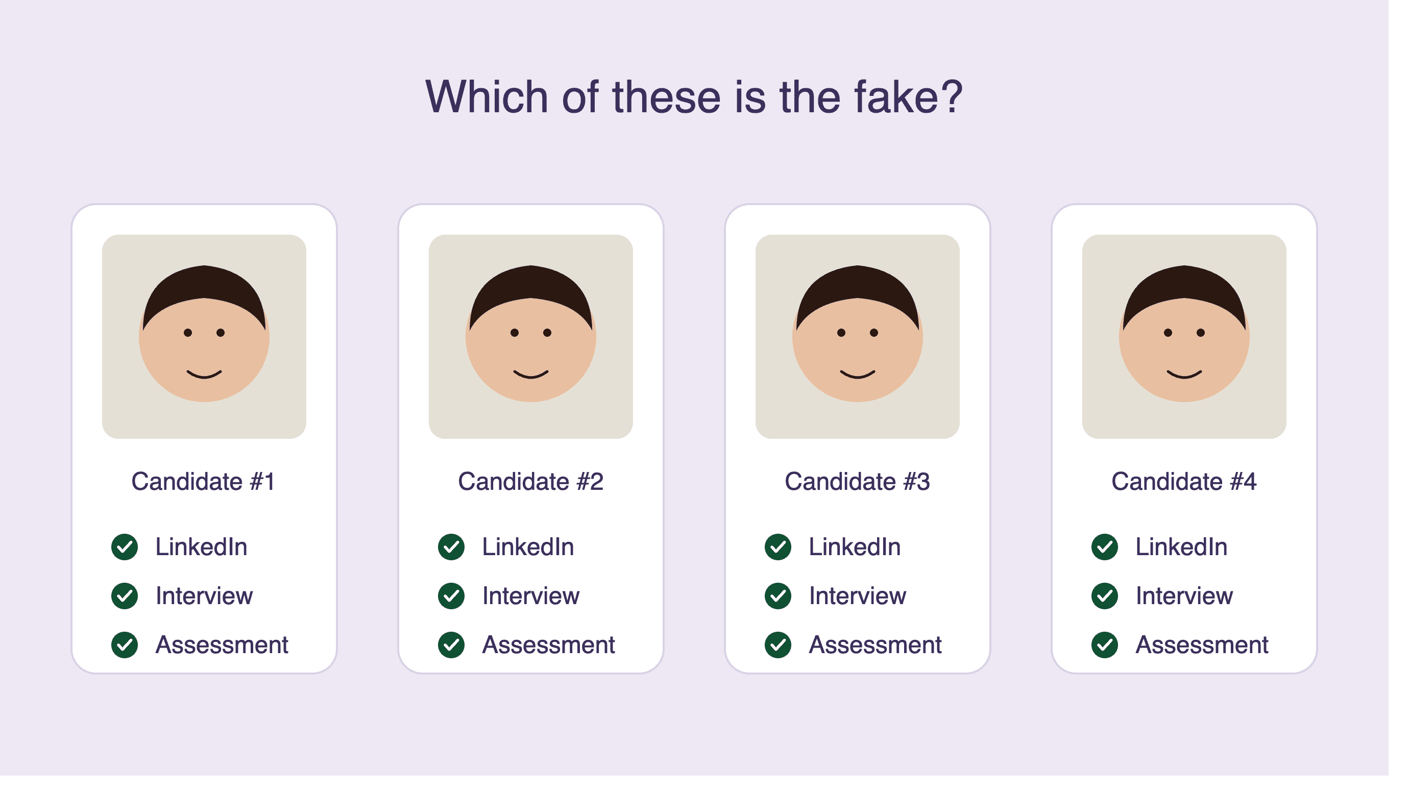 The fake applicant who cleared three interview rounds before Brainner caught him