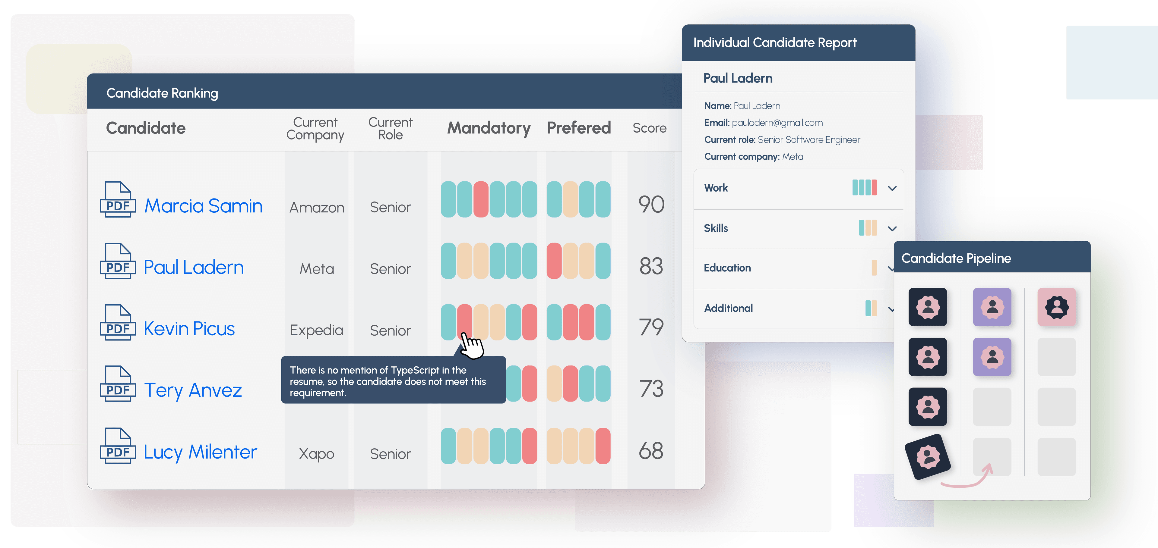 <span class="relative bg-gradient-to-r from-primary to-secondary bg-clip-text text-transparent">10x Faster</span> Resume Screening
